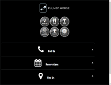 Tablet Screenshot of plumedhorse.com